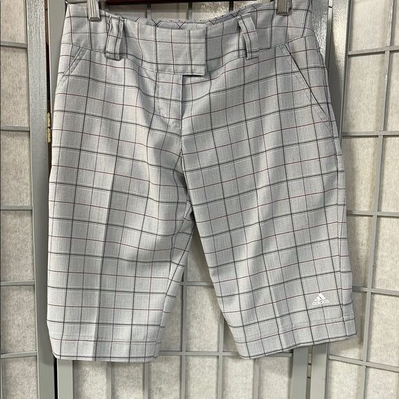 Adidas Gray and Red Athletic Shorts, Women’s Size 4 - Picture 1 of 7